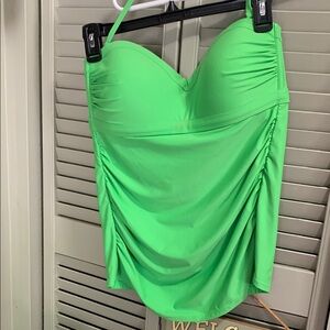 Athleta Vibrant Green Swim Top